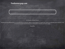 Tablet Screenshot of freedommorgage.com